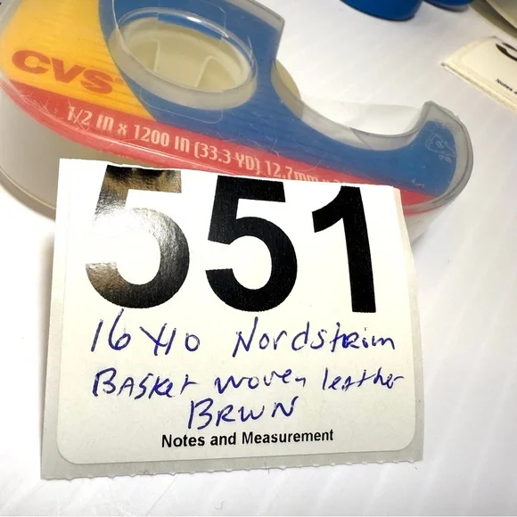 Nordstrom Brown Woven Tote Bag - Picture 10 of 10